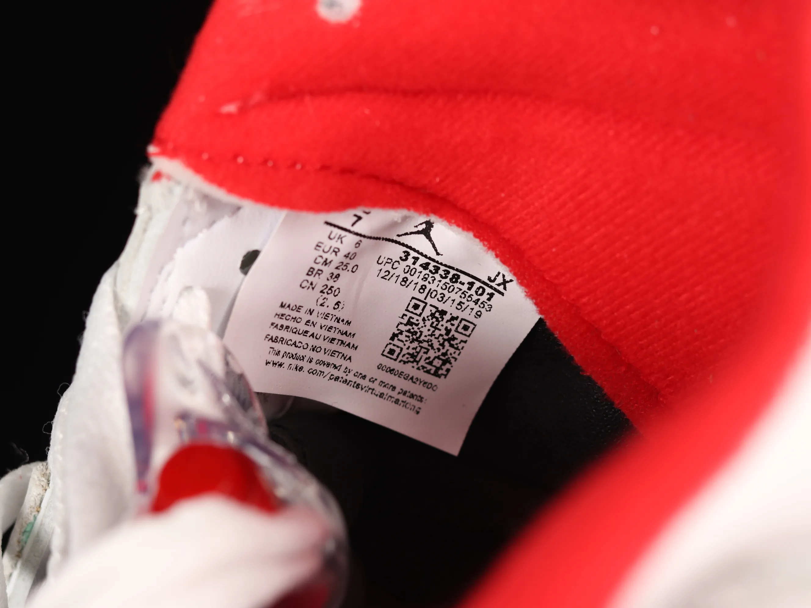 All categories Air Jordan Jordan series basketball shoes Air Jordan 5 Air Jordan 5 Low "Fire Red" AJ5 Joe 5 classic white and red low-top basketball shoes 314338-101
